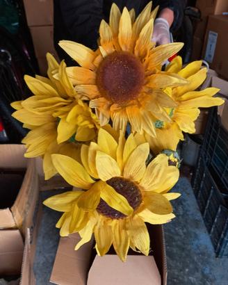 GIRASOLI A STELO PER ART-DECORATION