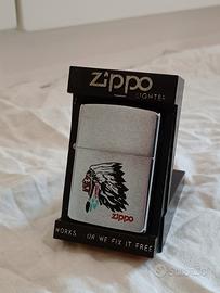 Zippo Indian Head originale 1990 + scatola