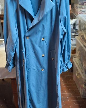 TRENCH VESTITO AZZURRO VINTAGE