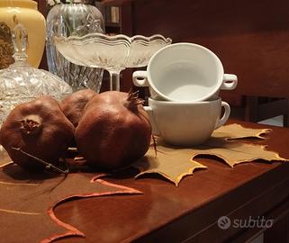 Tazze da brodo consommé Porcellana Ginori 