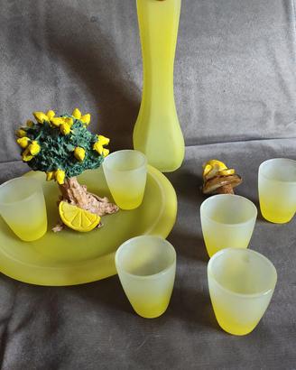 Set 6 bicchieri e bottiglia limoncino