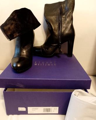 Stivaletto in pelle con tacco I 37-37,5 I Weitzman