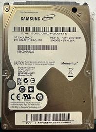 Hard Disk 2tb 2,5 pollici Samsung