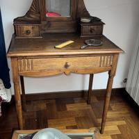 Mobile antica toilette in legno primi del 900