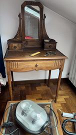 Mobile antica toilette in legno primi del 900
