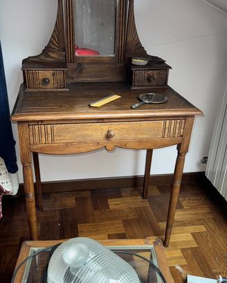 Mobile antica toilette in legno primi del 900