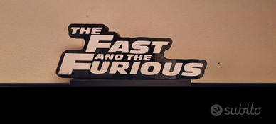 Scritta THE FAST AND THE FURIOUS