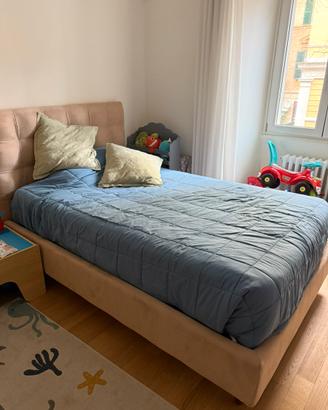 Letto una piazza e mezzo + materasso