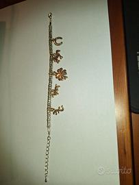 Bracciale simile dodo con 5 pendenti 
