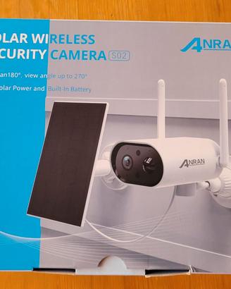 Telecamera di Sicurezza Solare WiFi ANRAN S02
