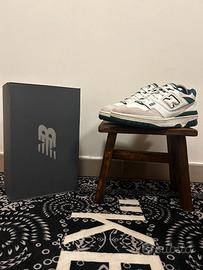 New Balance 550 Bianco/Vintage - Verde 42