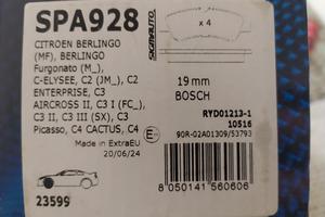 Freni Sigma auto nuovi per Citroen