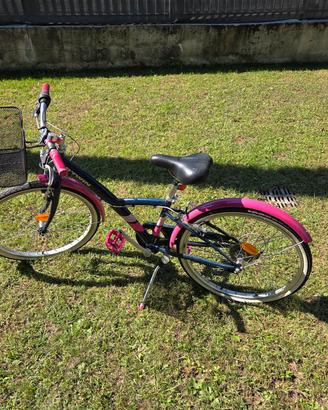 Bicicletta bambina/ragazza 24" Btwin