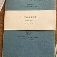 Ungaretti tradotto da Jouve edizione numerata 1960