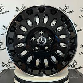 4 CERCHI IN LEGA MERCEDES CITAN T-KLASSE EQT da 17