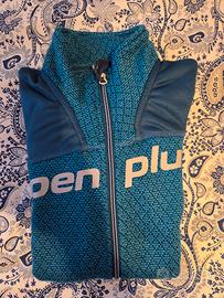 alpenplus felpa zip montagna inverno