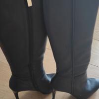 Stivali Badura donna vera pelle neri