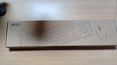 Tastiera e mouse wireless MSI (layout spagnolo)