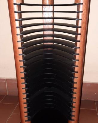 PORTA CD DA TAVOLO IN LEGNO