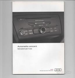 Manuale Audi Autoradio concert Italiano 2011