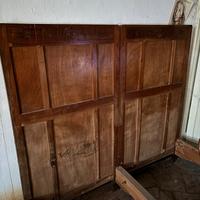 Testiera letto legno