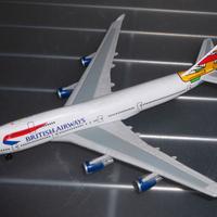 AEREO BOEING 747 400 BRITISH AIRWAYS 1/460 14,5 CM