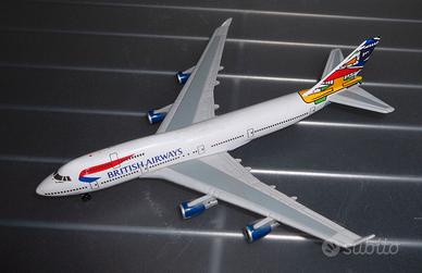 AEREO BOEING 747 400 BRITISH AIRWAYS 1/460 14,5 CM