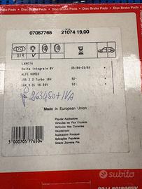 Pasticche freno sportive