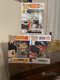 Funko Pop George Clinton, Sarada, Gohan