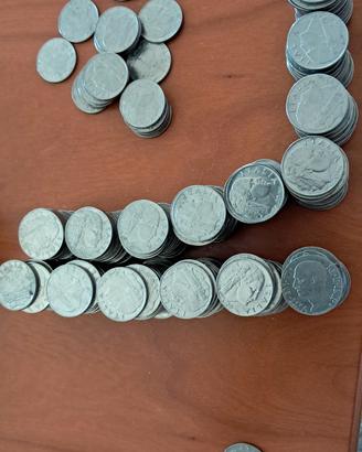 Lotto di 347 monete da 20 centesimi
