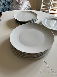 Piatti portata porcellana bianca