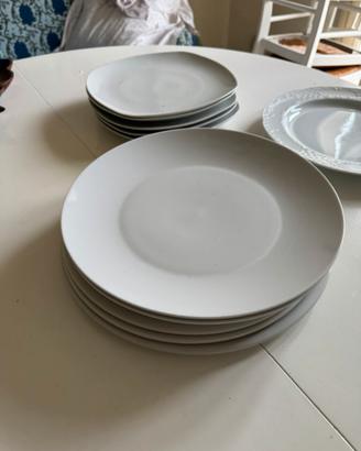 Piatti portata porcellana bianca