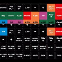 adesivi stickers simracing button box tastiera