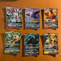 Lotto di carte pokemon Eevolutions GX