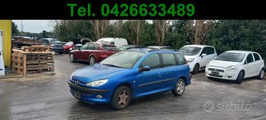 Ricambi usati PEUGEOT 206 SW 1.4 HDI- 8HZ