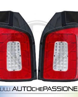 Coppia fanali posteriori led rosso per VW Bus Tran