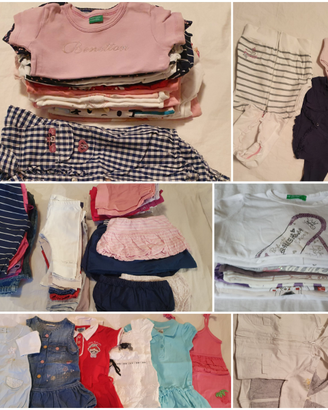 Abbigliamento per armadio bambina 6 mesi