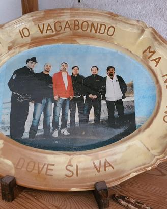 piatto collezione mitici Nomadi gruppo musicale