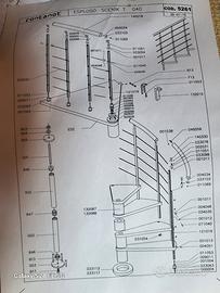 scala a chiocciola per soppalco 