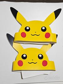 Coppia di corone di carta di Pikachu, Pokemon