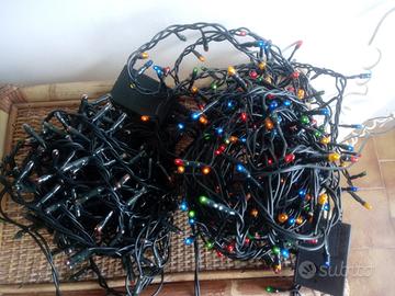 Serie di luci natalizie in buone condizioni