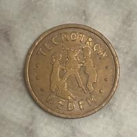 Gettone Moneta Kiddie Rides Tecnotron Dedem