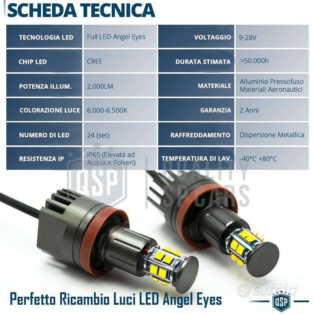 Subito - RT ITALIA CARS - ANGEL EYES LED H8 Per BMW Luci Posizione Bianche  - Accessori Auto In vendita a Bari