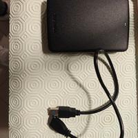 Hard disk esterno Toshiba 2,5" autoalimentato 2TB