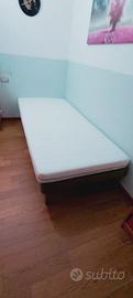 letto singolo IKEA 90x200 completo basa + materass
