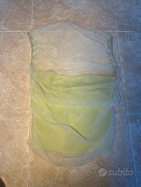 Top Zara con velo bianco – Taglia S