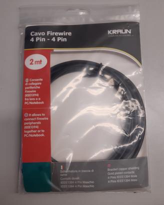Kraun Cavo Firewire (4pin - 4pin)