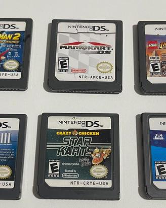 🎮 LOTTO 6 GIOCHI NINTENDO DS — Solo Cartucce