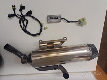 scarico malossi +centralina  beverly 350