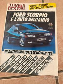 Rivista Gente motori ford 86